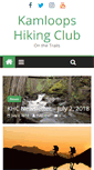 Mobile Screenshot of kamloopshikingclub.net